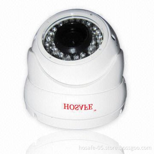 IR Varifocal Metal Dome Camera, 66ft Night Vision